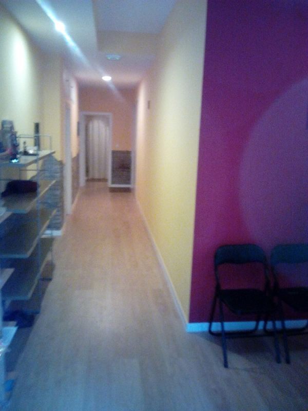 Pasillo de acceso a salas